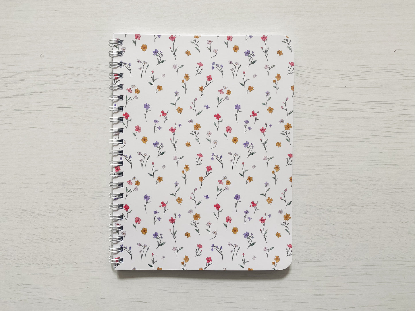 Pastel Meadows Lined Notebook, 5.5x7.25"