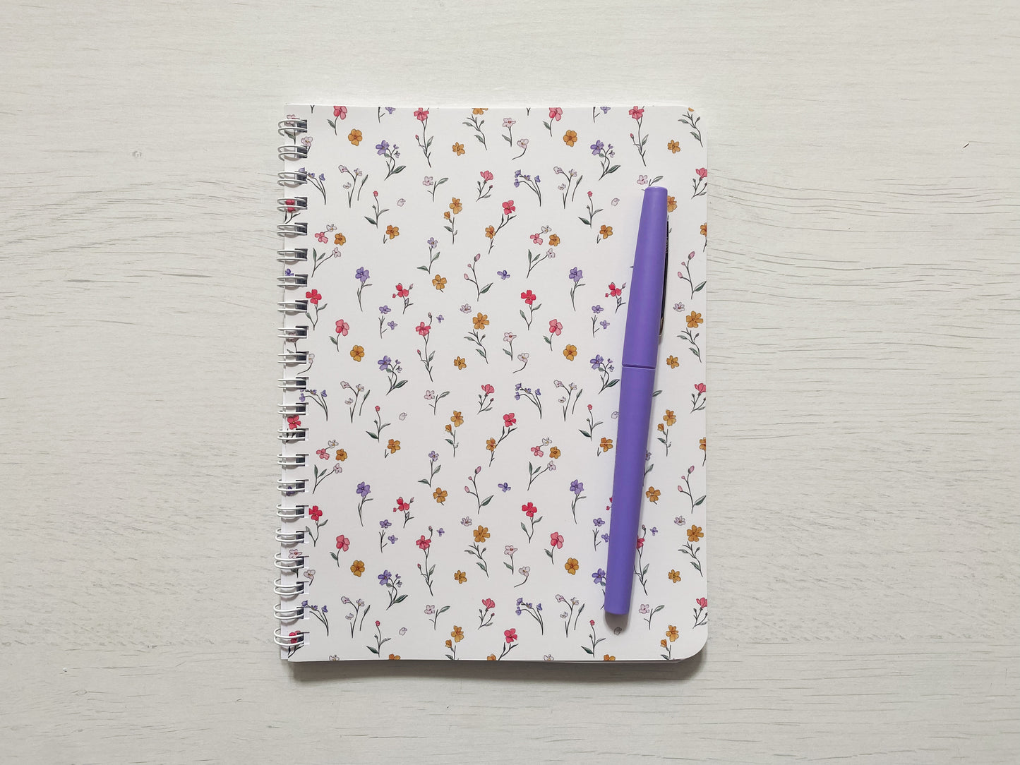 Pastel Meadows Lined Notebook, 5.5x7.25"