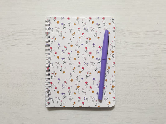 Pastel Meadows Lined Notebook, 5.5x7.25"