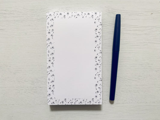 Wildflower Dreams Notepad, 3.4x5.75"