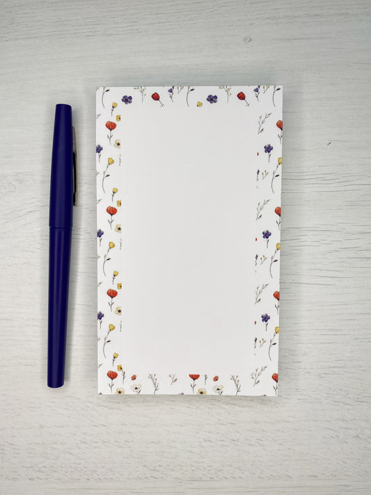 Poppy Daydream Notepad, 3.4x5.75"